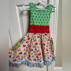 Super cute Matilda Jane dress with tie sash size 4